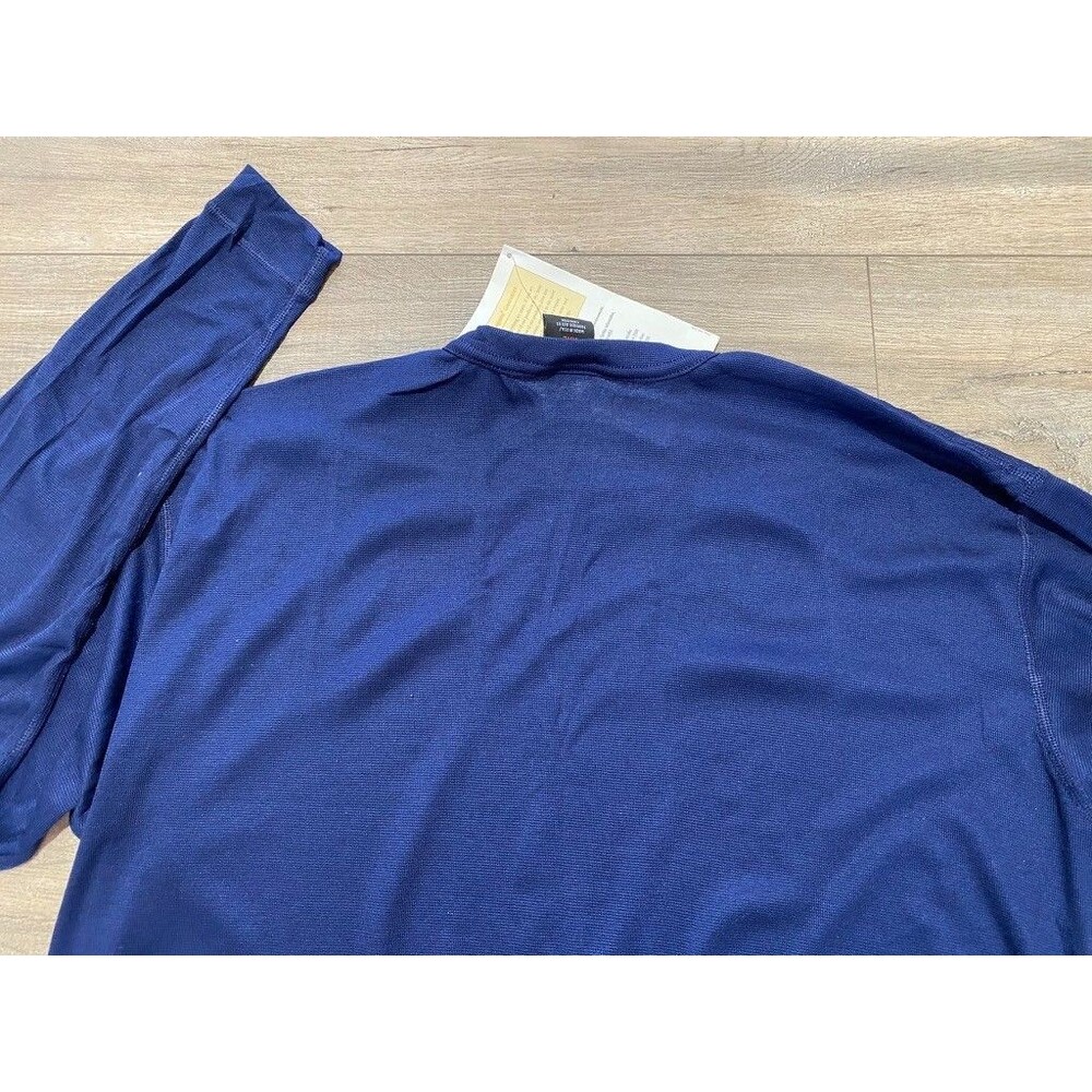 Patagonia Capilene Mens XXL Lightweight Long Sleeve Base Layer Blue Vintage NWT - Picture 9 of 10
